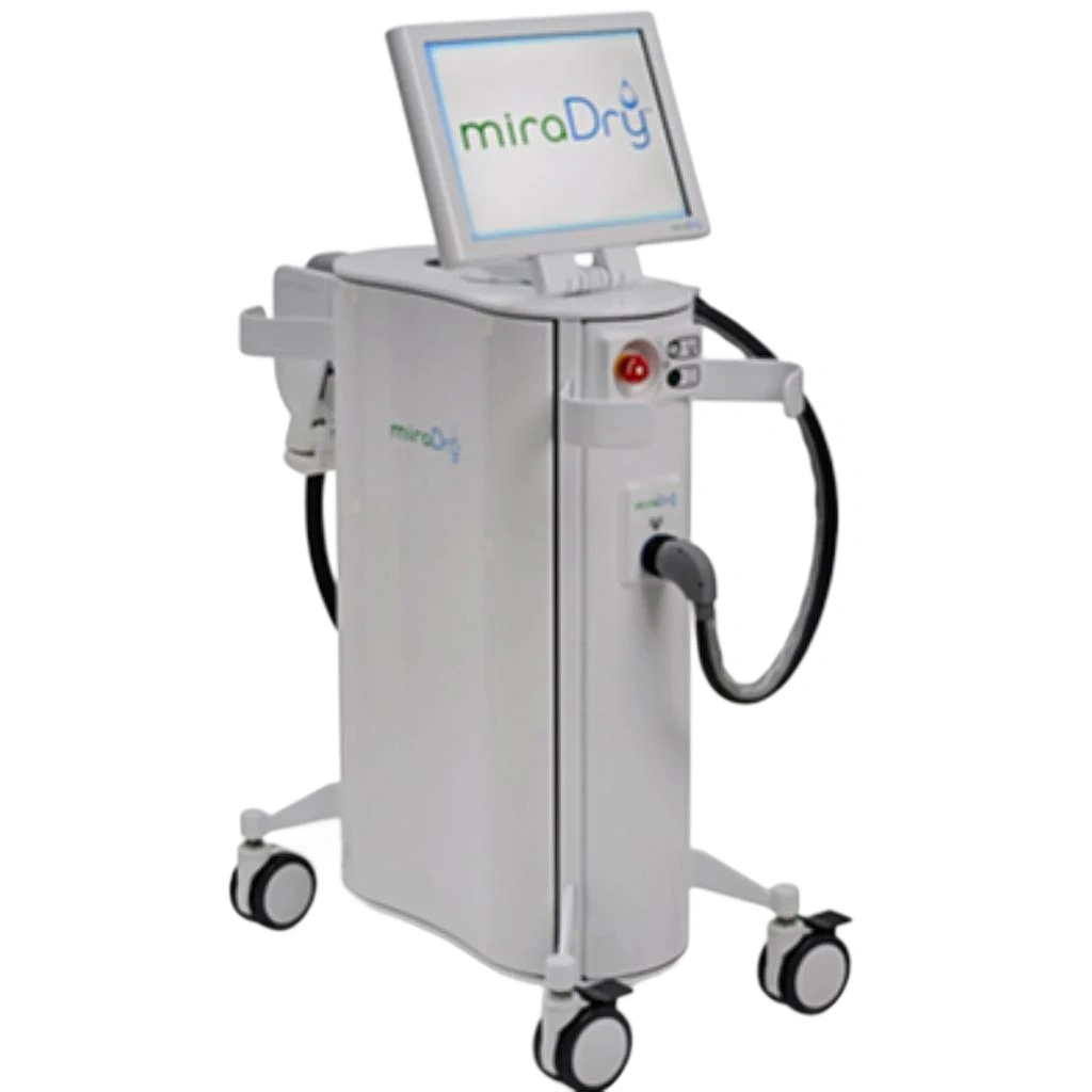 MiraDry System for non-surgical permanent treatment of excessive underarm sweating