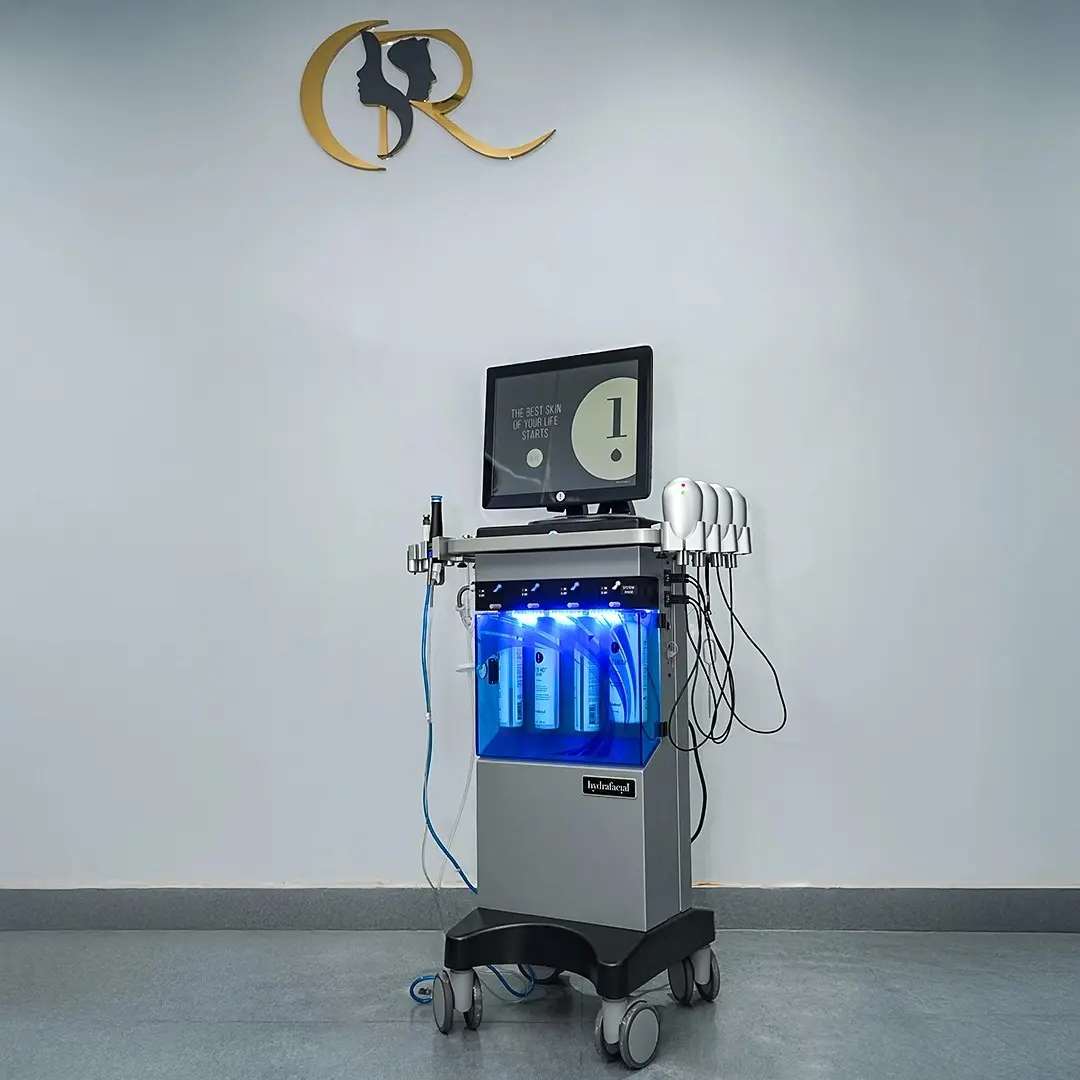 HydraFacial MD Elite System and French medifacials for clinical skin hydration